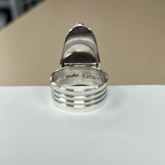 💎Host Pick💎 R. Monte Navajo Turquoise & Sterling Silver Ring - Picture 3 of 10